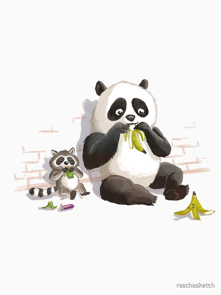 Panda and Trash Panda by reschasketch T-Shirts, Hoodie, Sweatshirt | BlankRebels.com (Image 3)