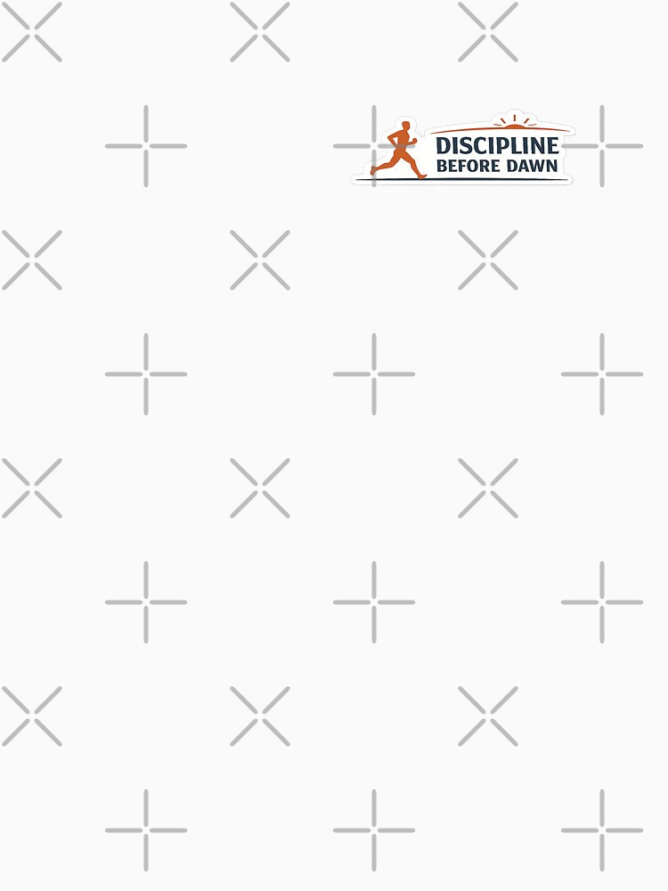 Discipline Before Dawn – Minimal Early Morning Running Sticker by Run-Lifestyle T-Shirts, Hoodie, Sweatshirt (Image 3)