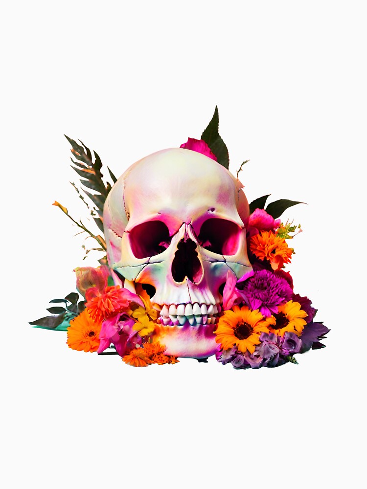 Skull Multicolour by mareska T-Shirts, Hoodie, Sweatshirt | BlankRebels.com (Image 3)