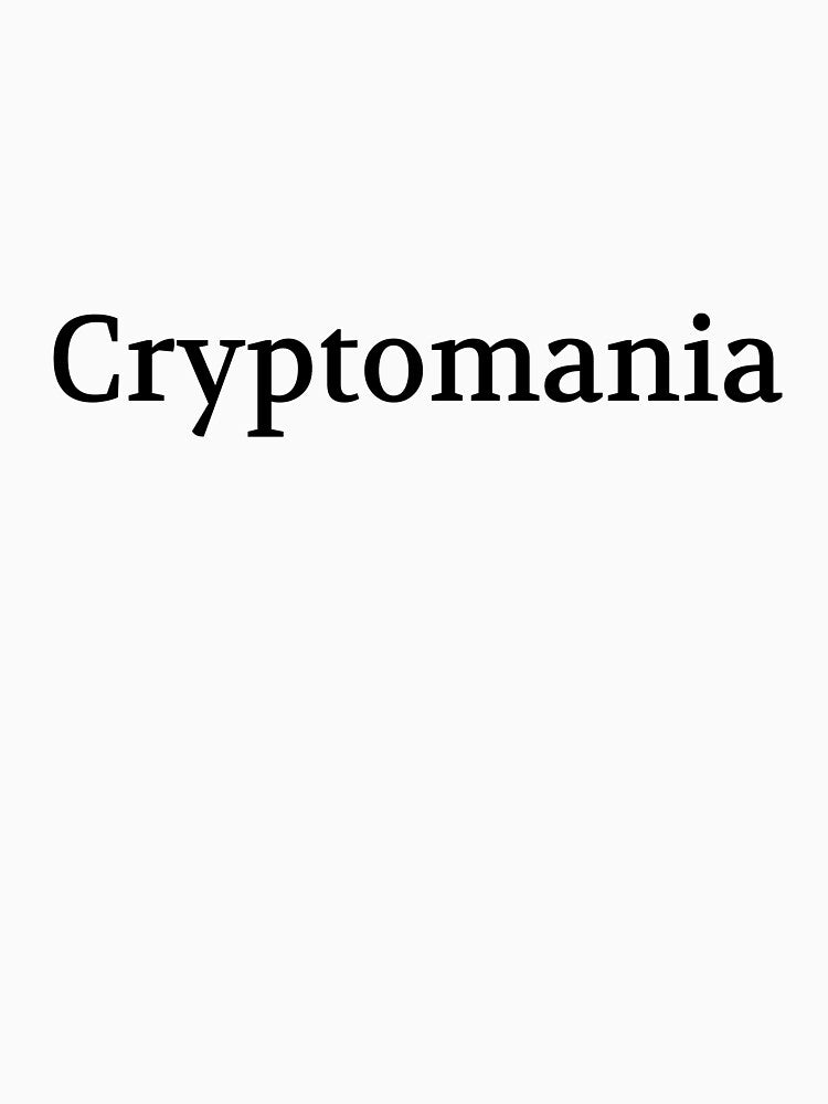 Bullwit! funny money apparel and accessories - "Cryptomania" by Bullwit! T-Shirts, Hoodie, Sweatshirt (Image 3)
