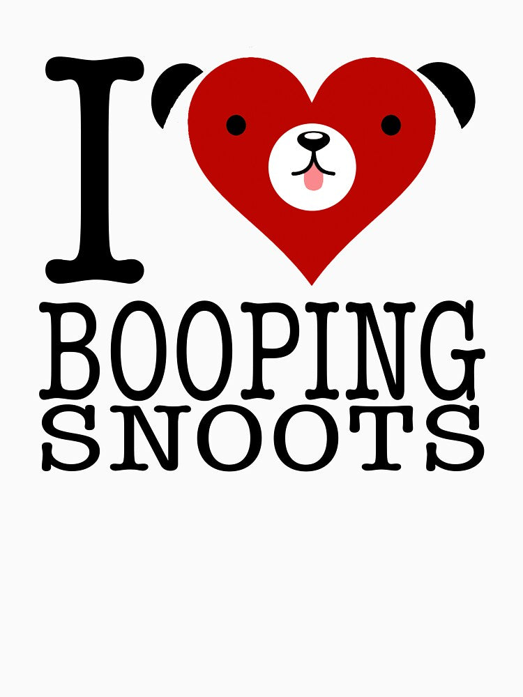 I Love Booping Snoots - Funny Gift Ideas for Dog Lovers by traciwithani T-Shirts, Hoodie, Sweatshirt (Image 3)