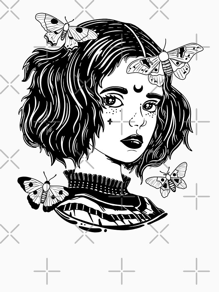 Gothic Girl by Kimprut T-Shirts, Hoodie, Sweatshirt | BlankRebels.com (Image 3)