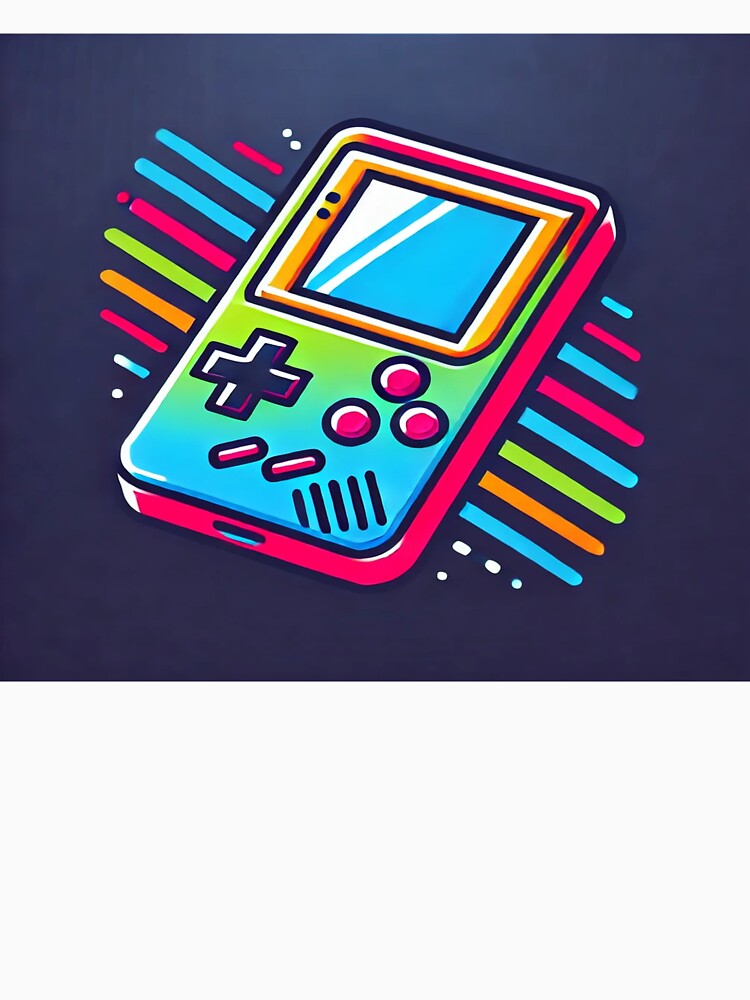 Retro 80s Handheld Gaming Device by Genady T-Shirts, Hoodie, Sweatshirt | BlankRebels.com (Image 3)