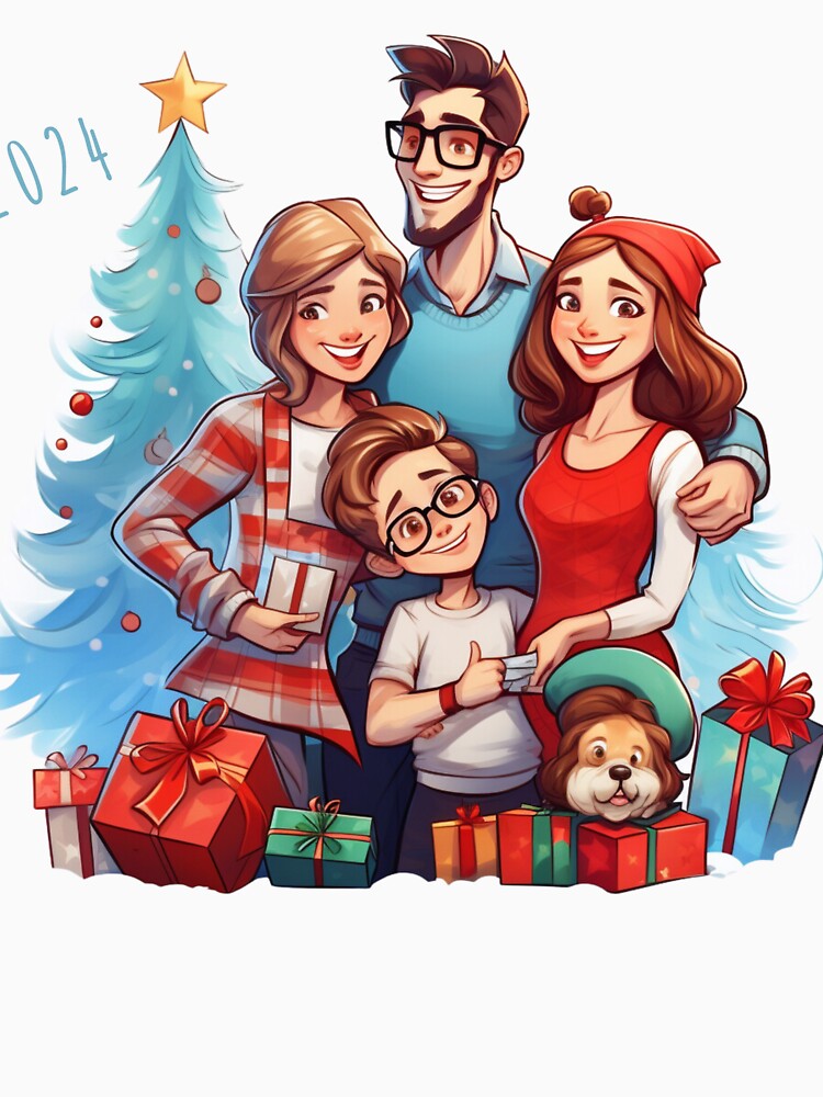 Christmas Surprise " I am Happy With My Family " Gift by WeekendSurprise T-Shirts, Hoodie, Sweatshirt (Image 3)