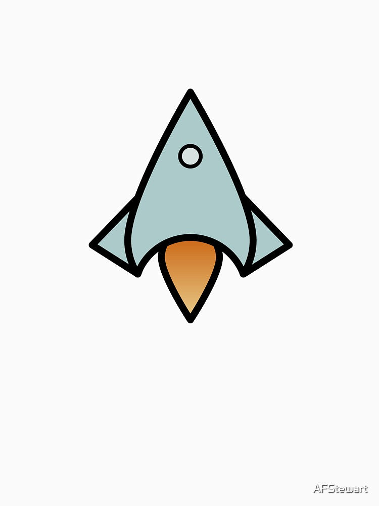 Retro Spaceship by AF Stewart Art Designs T-Shirts, Hoodie, Sweatshirt | BlankRebels.com (Image 3)