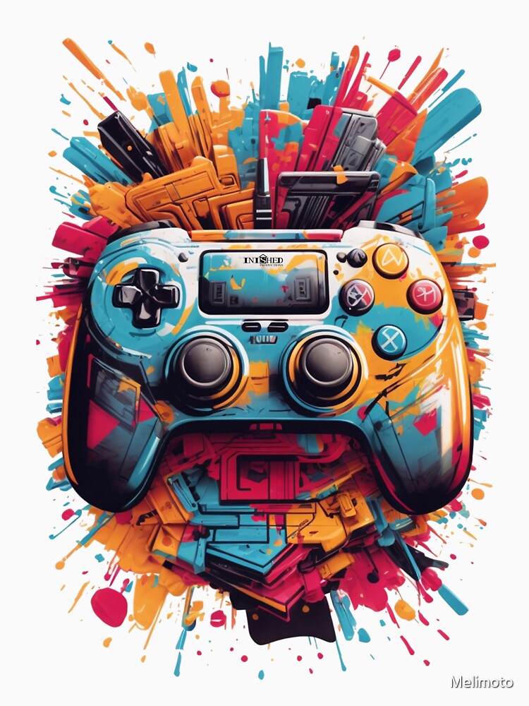 Graffiti Controller by Melimoto T-Shirts, Hoodie, Sweatshirt | BlankRebels.com (Image 3)