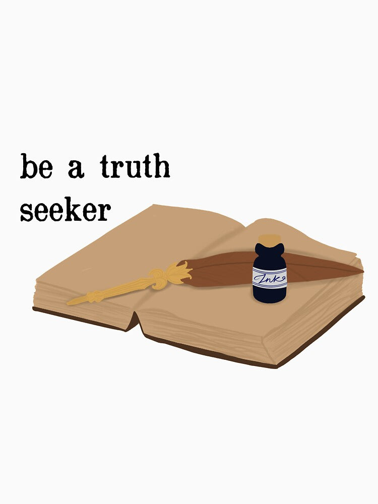 “Be A Truth Seeker” Book, Quill, and Ink Academia by bookishscarlett T-Shirts, Hoodie, Sweatshirt | BlankRebels.com (Image 3)