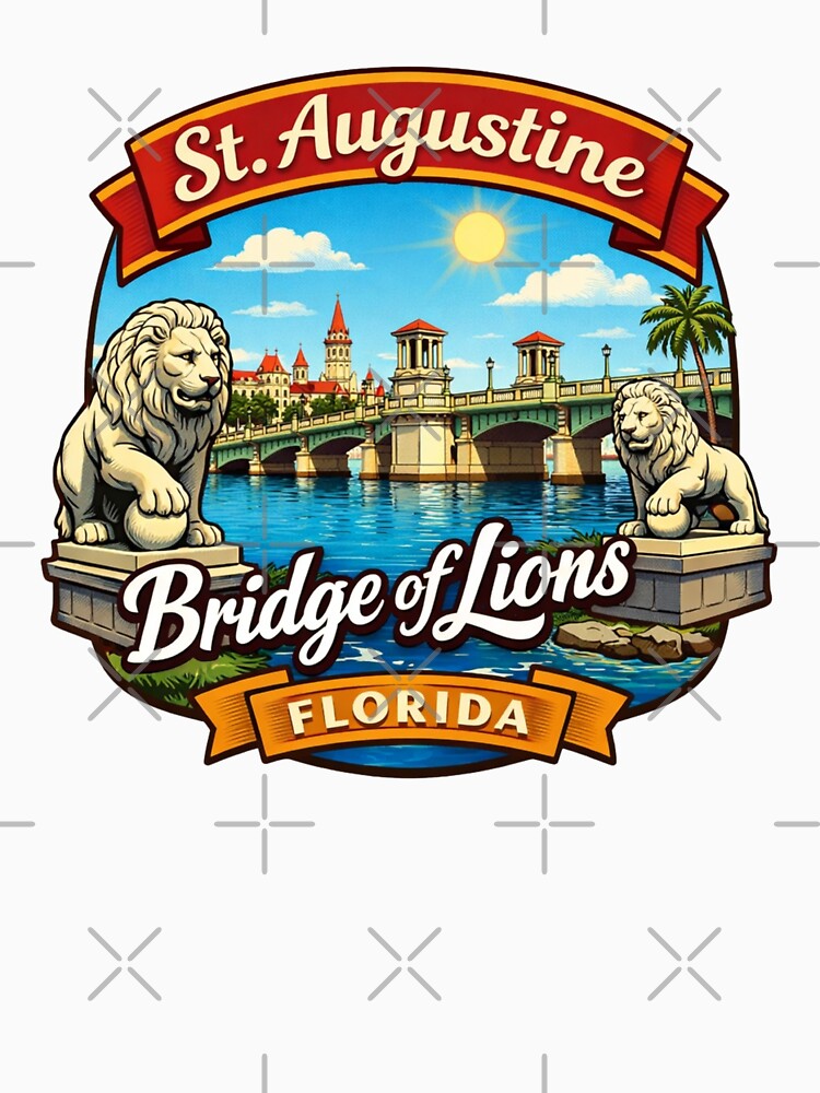 St. Augustine Bridge Lions Florida T-Shirts, Hoodie, Sweatshirt