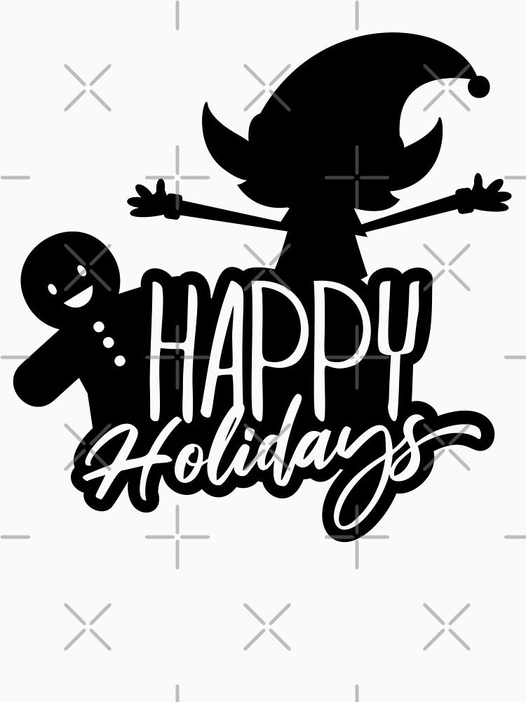Happy Holidays Funny Gingerbread man and Elf Holiday Gifts by marosharaf T-Shirts, Hoodie, Sweatshirt (Image 3)