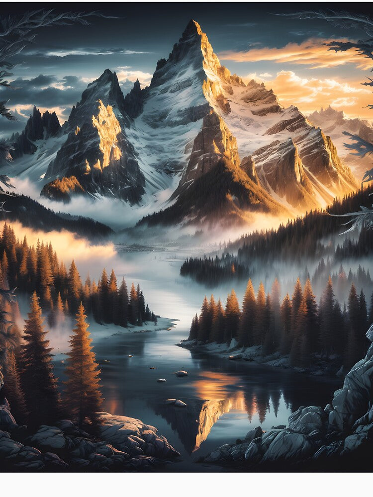 Ice-Topped Mountains by AnamMHavan T-Shirts, Hoodie, Sweatshirt | BlankRebels.com (Image 3)