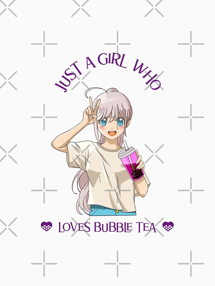 Just a Girl Who Loves Bubble Tea by Winter--Flowers T-Shirts, Hoodie, Sweatshirt | BlankRebels.com (Image 3)