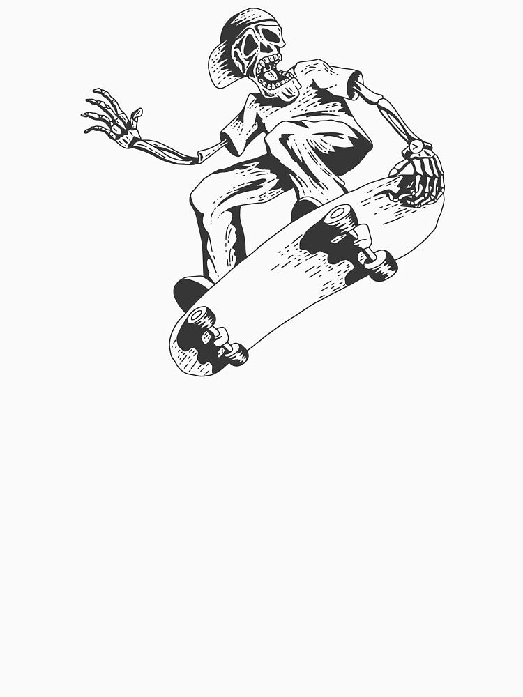 Skeleton skateboard by zaher97 T-Shirts, Hoodie, Sweatshirt | BlankRebels.com (Image 3)