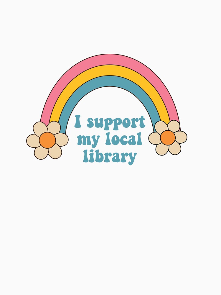 I Support My Library Sticker Book Aesthetic Vinyl Sticker Laptop Sticker Book Stickers Book Lover Gifts... (Image 3)