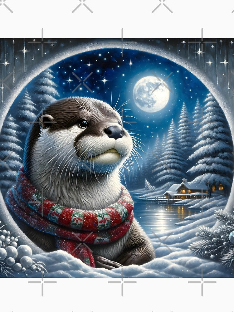 Christmas otter by Truck Stop One T-Shirts, Hoodie, Sweatshirt | BlankRebels.com (Image 3)