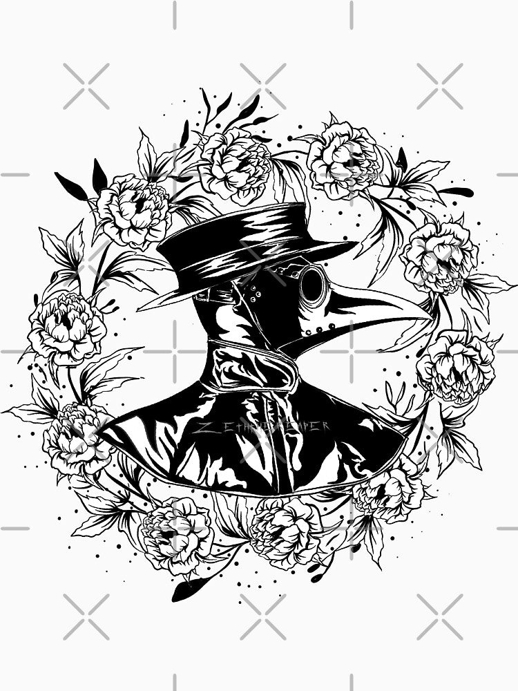 Plague doctor by ZethTheReaper19 T-Shirts, Hoodie, Sweatshirt | BlankRebels.com (Image 3)