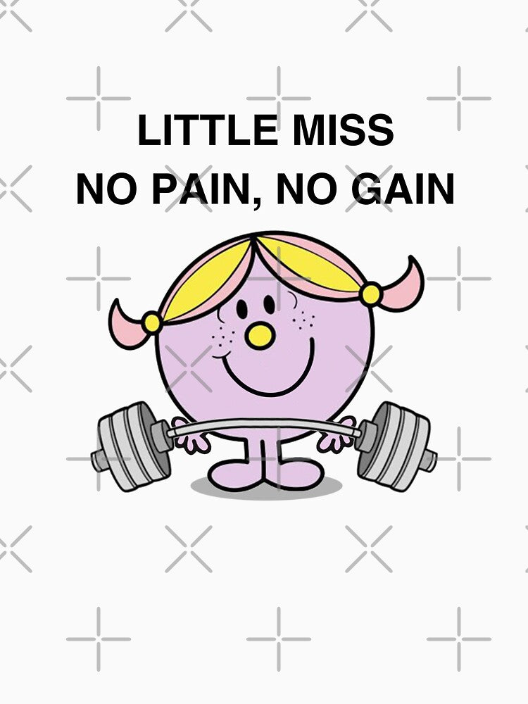 Little Miss No Pain, No Gain by kcgfx T-Shirts, Hoodie, Sweatshirt | BlankRebels.com (Image 3)