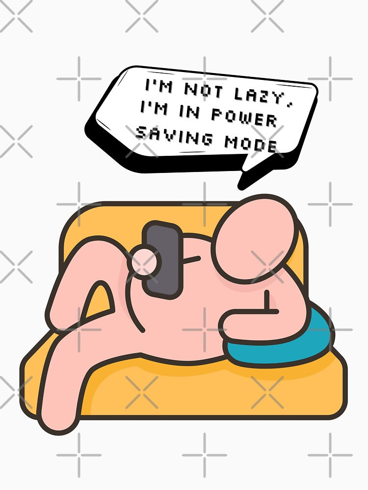 I'm not lazy, I'm in power saving mode | Pixel Style by CircinusStore T-Shirts, Hoodie, Sweatshirt (Image 3)