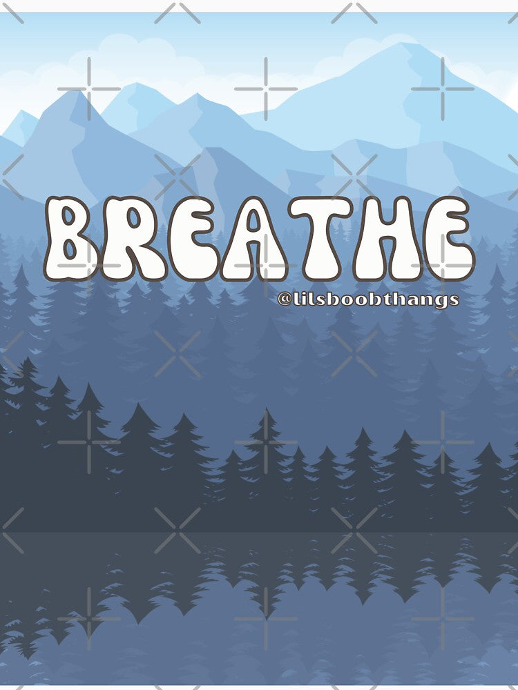 Breathe Mountain Air v12 | @lilsboobthangs by lilsboobthangs T-Shirts, Hoodie, Sweatshirt | BlankRebels.com (Image 3)