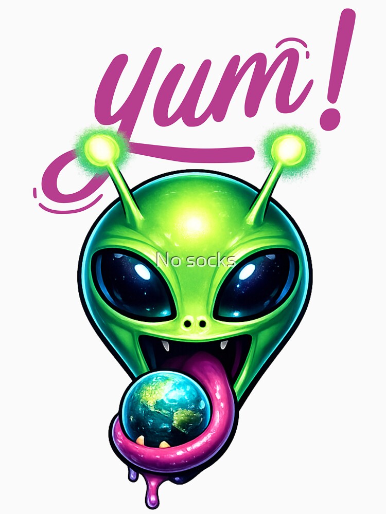 Comic book planet -  Earth Eater Color Yum! by No socks T-Shirts, Hoodie, Sweatshirt | BlankRebels.com (Image 3)