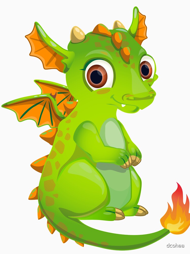 Shy Young Dragon by dcohea T-Shirts, Hoodie, Sweatshirt | BlankRebels.com (Image 3)