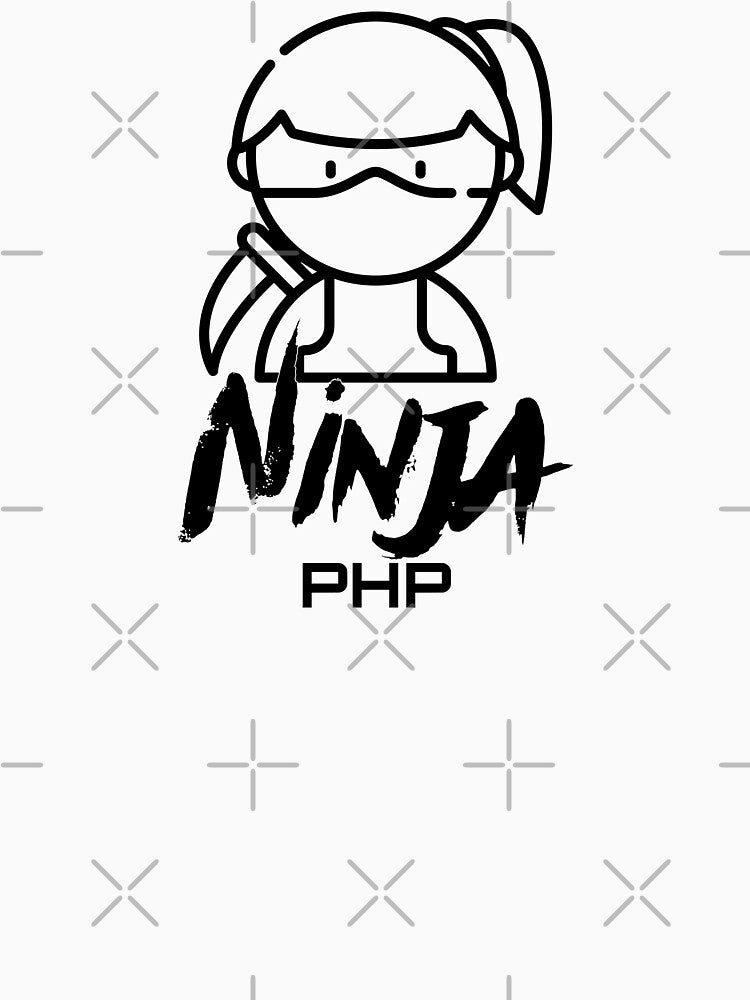 PHP Ninja (black) by Stornu2Ruedas T-Shirts, Hoodie, Sweatshirt | BlankRebels.com (Image 3)
