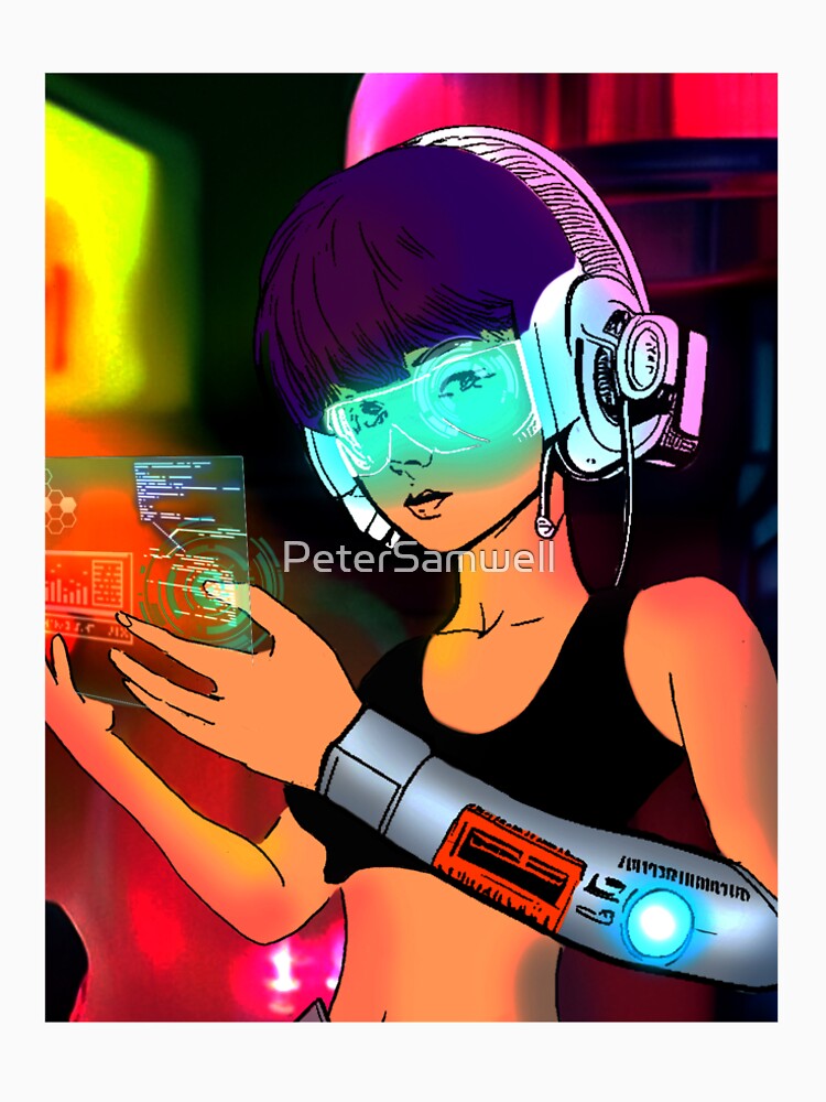 A sci-fi girl by PeterSamwell T-Shirts, Hoodie, Sweatshirt | BlankRebels.com (Image 2)