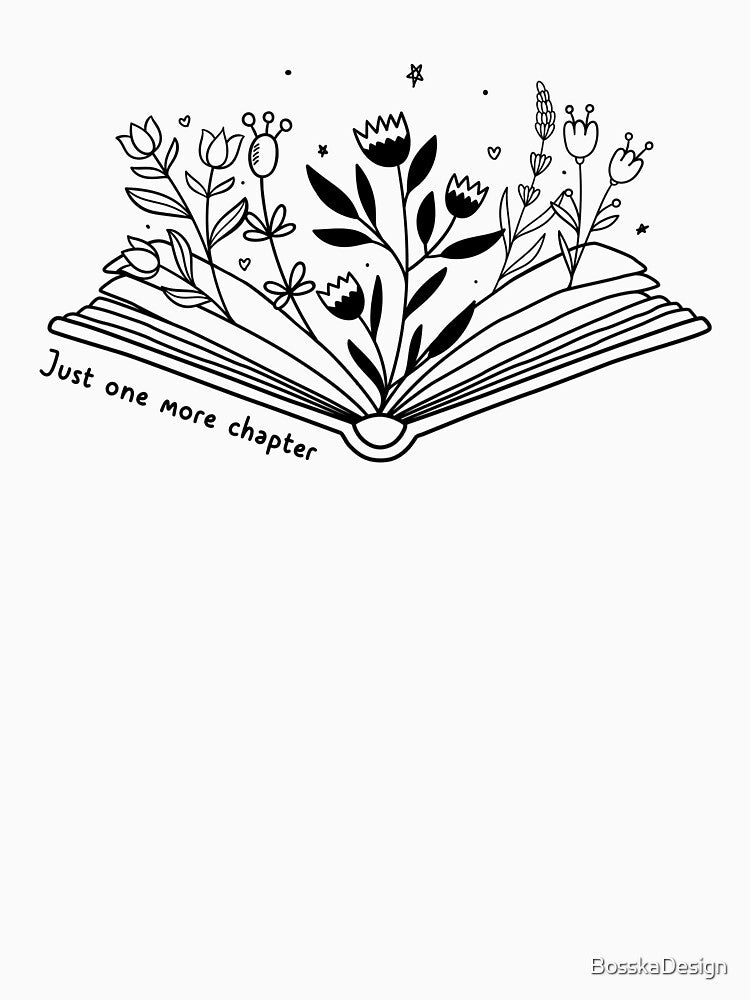Open Book with flowers green aesthetics by BosskaDesign T-Shirts, Hoodie, Sweatshirt | BlankRebels.com (Image 3)