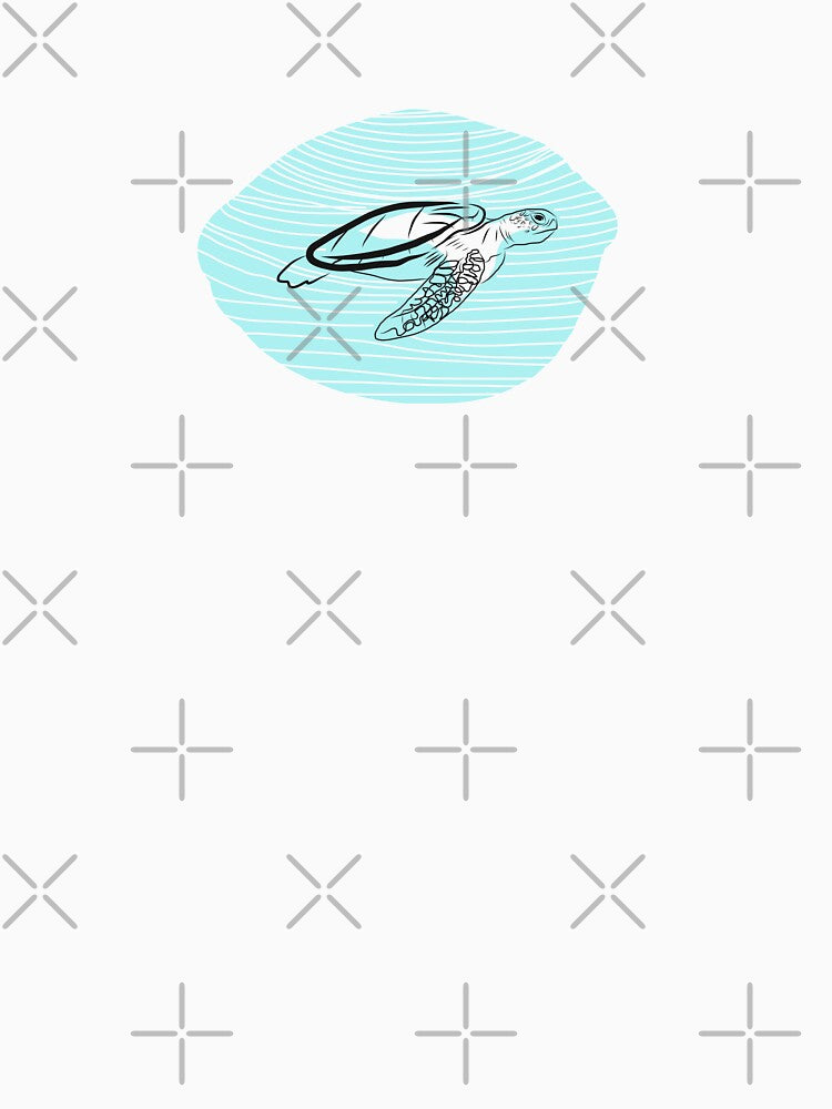 Turtle - sea - minimalist lines by Tropical Blood T-Shirts, Hoodie, Sweatshirt | BlankRebels.com (Image 3)