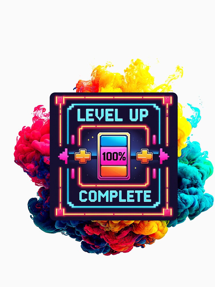 Level Up Complete arcade style by SloganSauce T-Shirts, Hoodie, Sweatshirt | BlankRebels.com (Image 3)