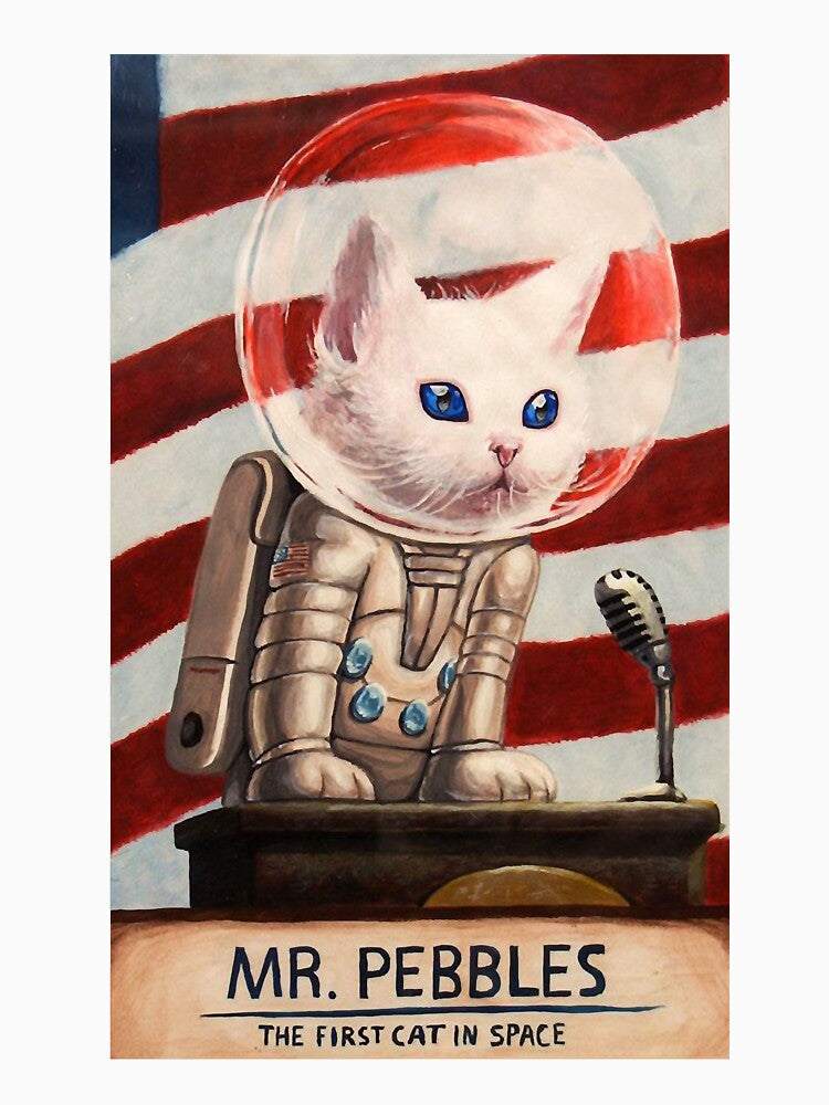 The First Cat In Space by skeierleber4327 T-Shirts, Hoodie, Sweatshirt | BlankRebels.com (Image 3)