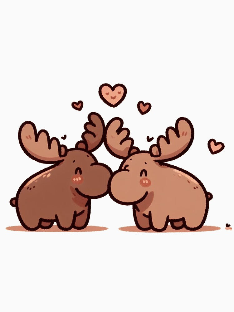 Moose Couple Valentine's Day by LemuellTrends T-Shirts, Hoodie, Sweatshirt | BlankRebels.com (Image 3)