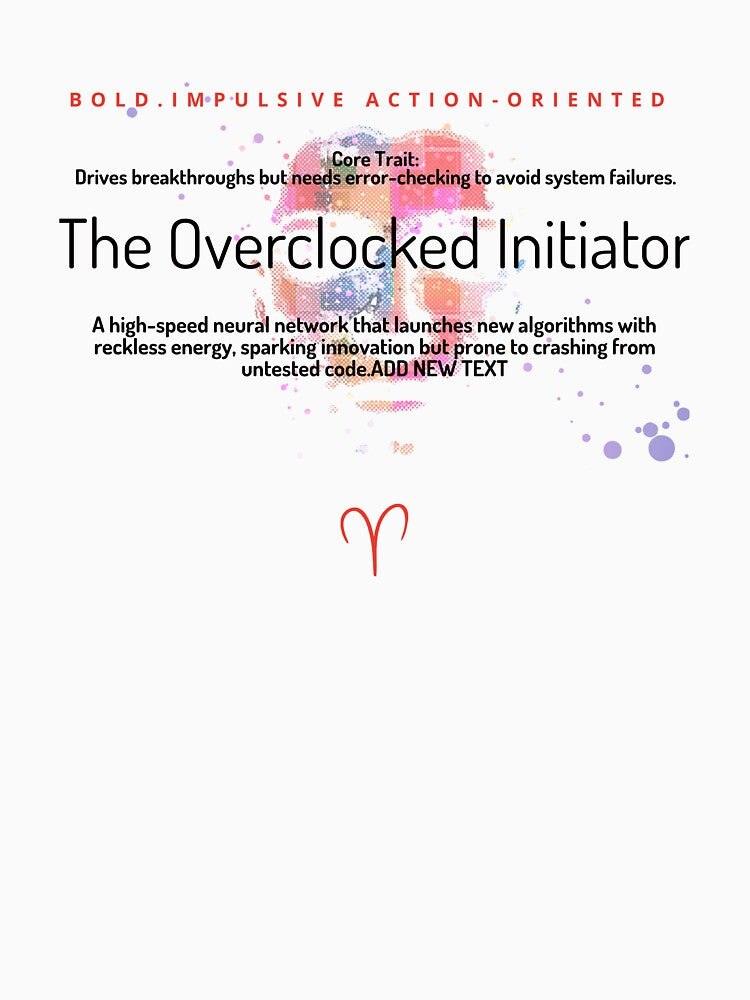 The Overclocked Initiator – Bold Futuristic Tech Neural Network by Tyler-ai T-Shirts, Hoodie, Sweatshirt (Image 3)