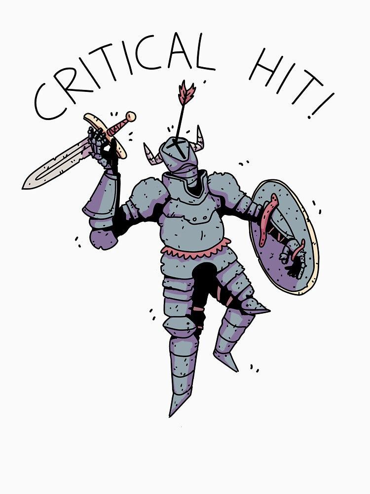 Critical Hit by Cabbaman T-Shirts, Hoodie, Sweatshirt | BlankRebels.com (Image 3)