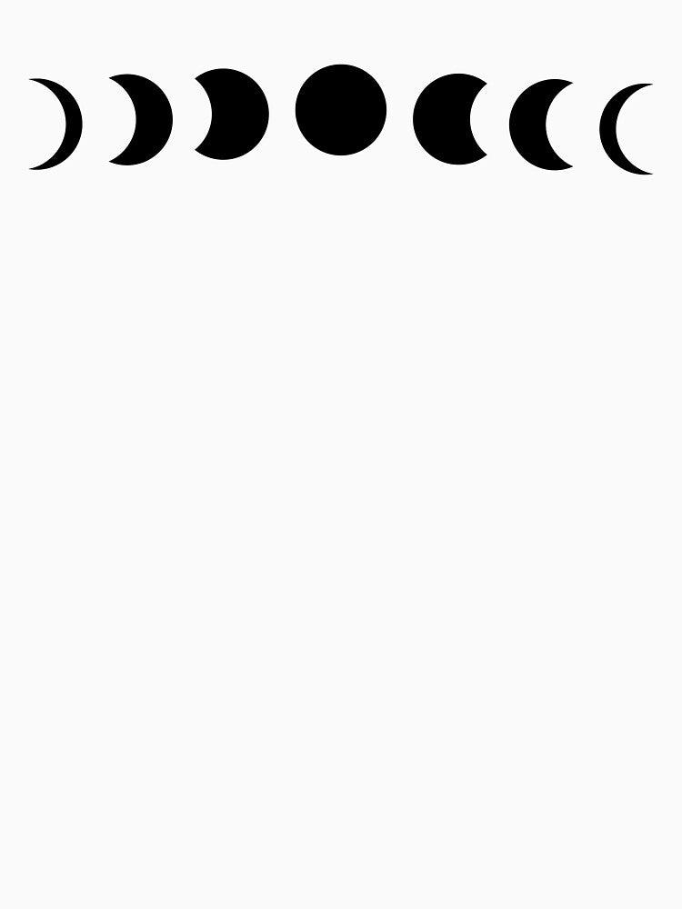 Moon phases classic design for T-shirt by ElenaJoyDesign Hoodie, Sweatshirt | BlankRebels.com (Image 3)