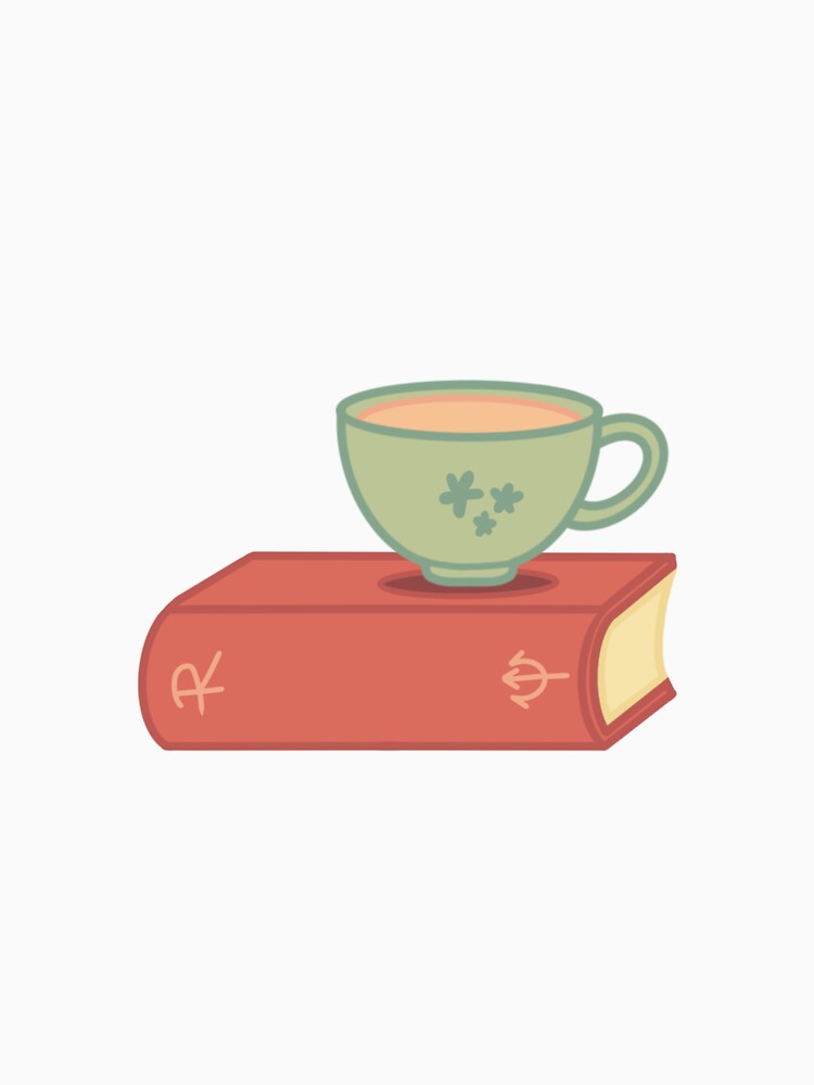 Book & Coffee | Red-Green by polimatilda T-Shirts, Hoodie, Sweatshirt | BlankRebels.com (Image 3)