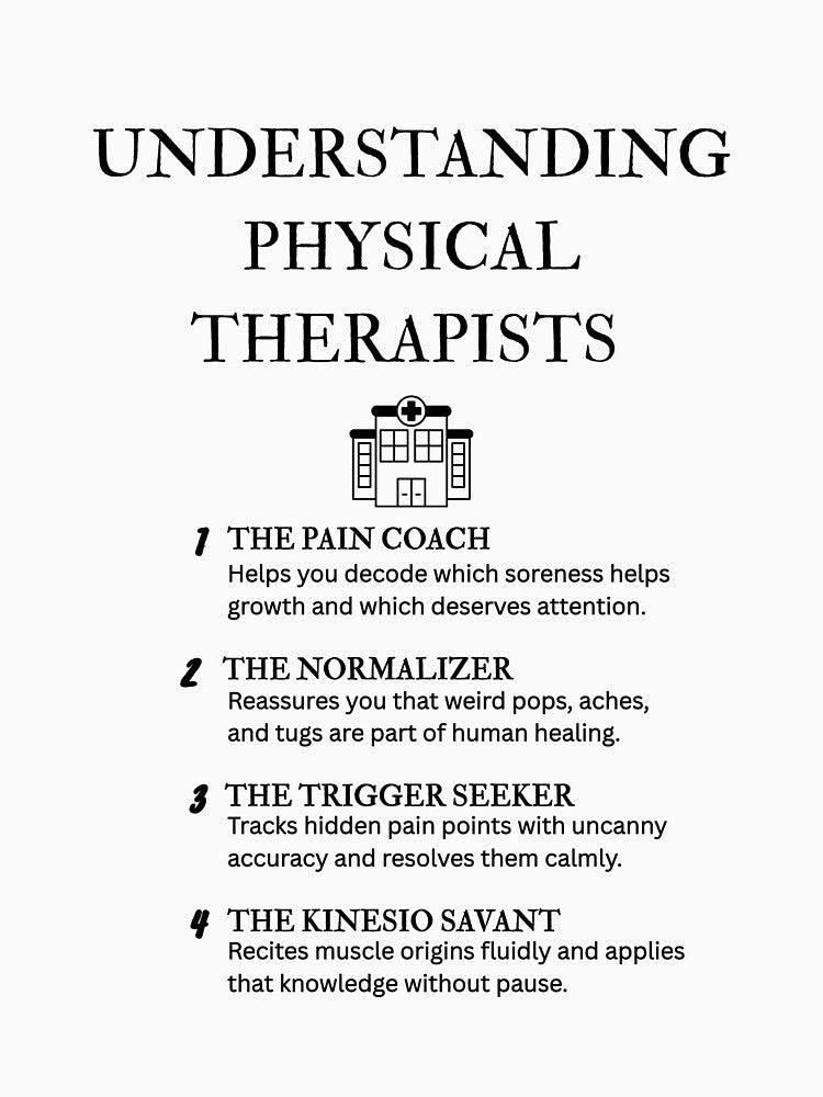 Physical Therapist Stereotypes – Fun Design by PsyFlow35 T-Shirts, Hoodie, Sweatshirt | BlankRebels.com (Image 3)