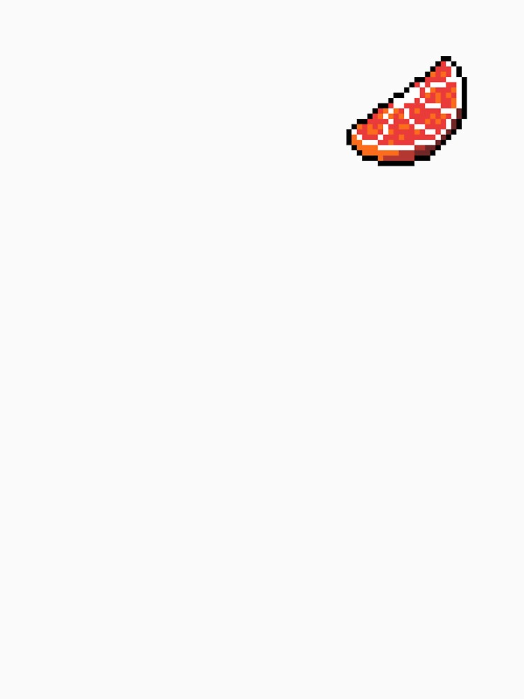 Pixel Grapefruit Slice - pixel food art by LittleFoodShop T-Shirts, Hoodie, Sweatshirt | BlankRebels.com (Image 3)