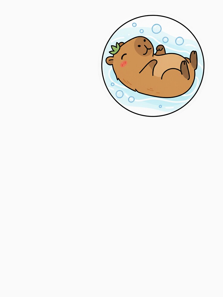 Capybara relaxedCute Minimalista by Studioyasmin T-Shirts, Hoodie, Sweatshirt | BlankRebels.com (Image 3)