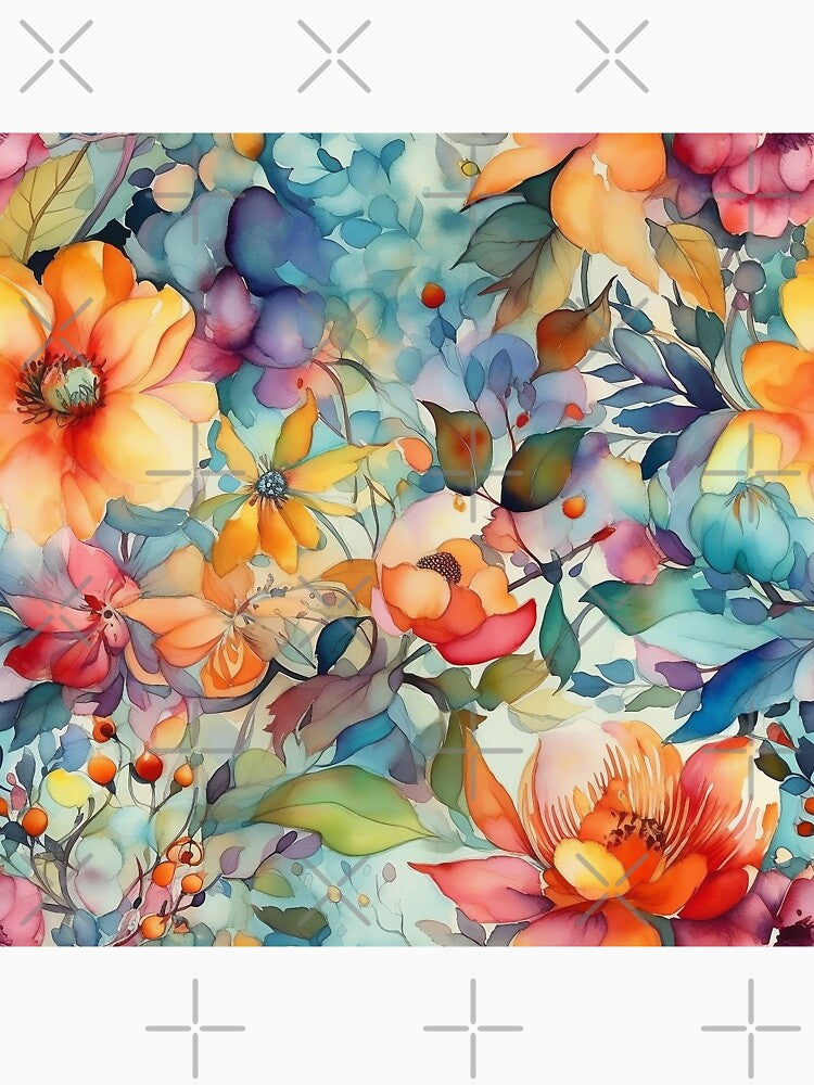 Springtime Floral Blooms 21 : Watercolor Floral Seamless Pattern for DIY Crafts and Home Decor by Shadi Rosenow... (Image 3)