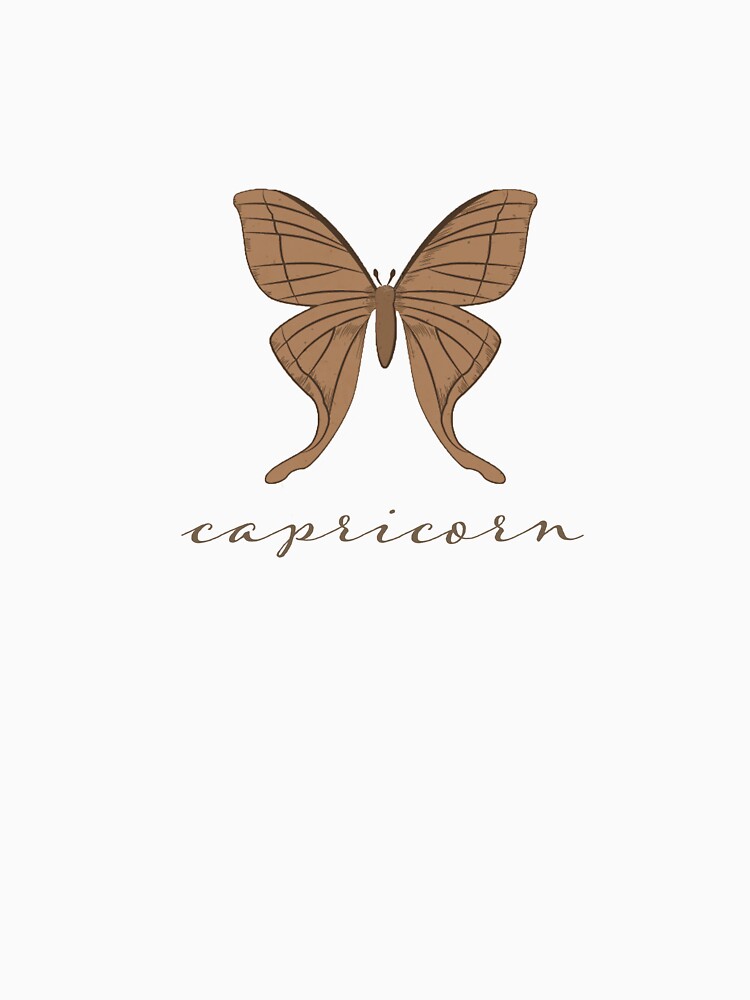 capricorn butterfly aesthetic astrology by mandeegirl17 T-Shirts, Hoodie, Sweatshirt | BlankRebels.com (Image 3)