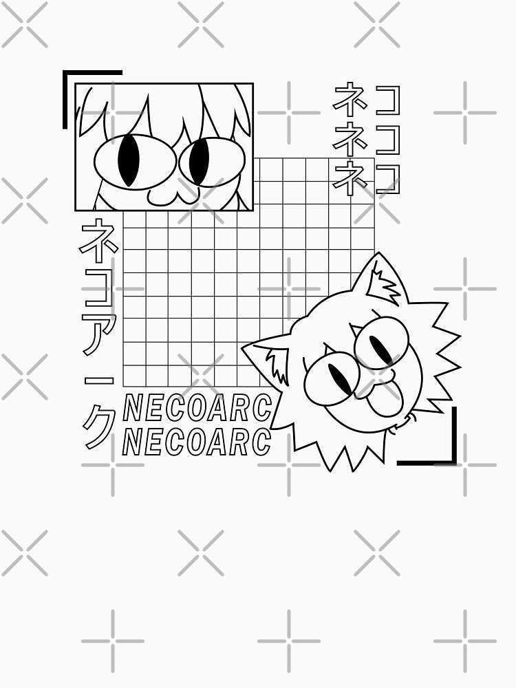 neco arc>???>>!??>!>!?>! by lowqualitything T-Shirts, Hoodie, Sweatshirt | BlankRebels.com (Image 3)