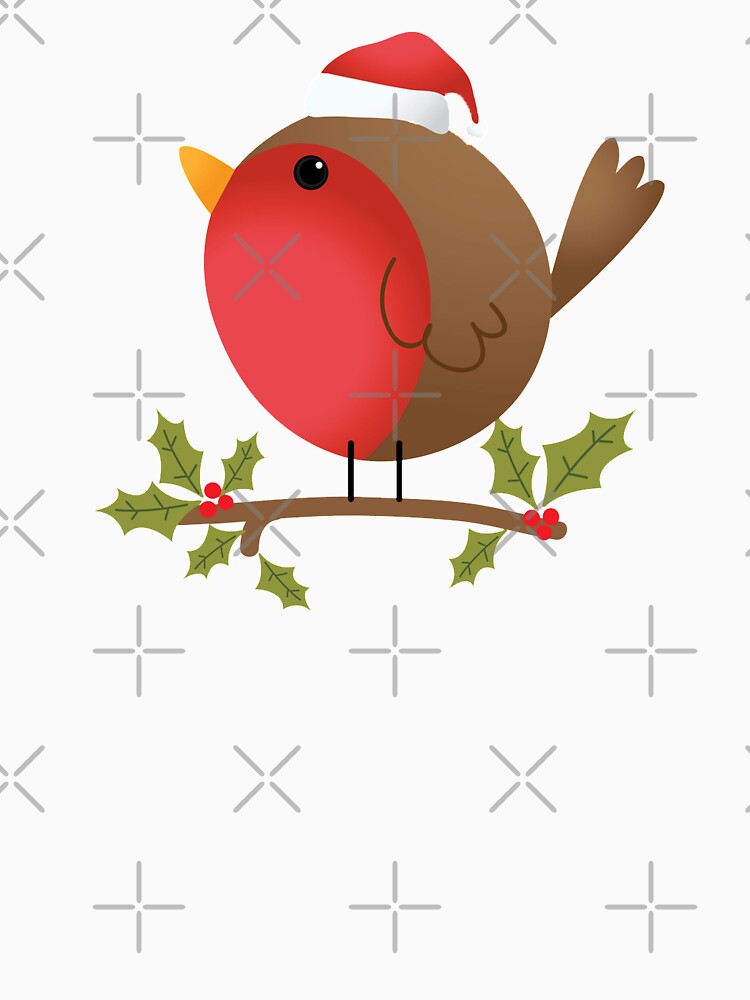 christmas Robin by zanbo T-Shirts, Hoodie, Sweatshirt | BlankRebels.com (Image 3)