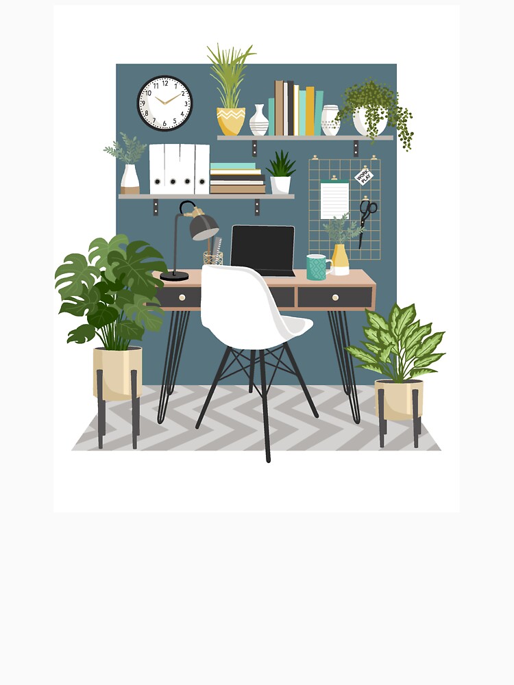 Working from home by Cheekyleopard T-Shirts, Hoodie, Sweatshirt | BlankRebels.com (Image 3)
