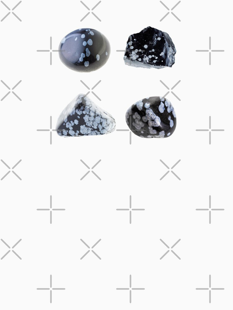 Snowflake Obsidian Crystal by mooneko T-Shirts, Hoodie, Sweatshirt | BlankRebels.com (Image 3)