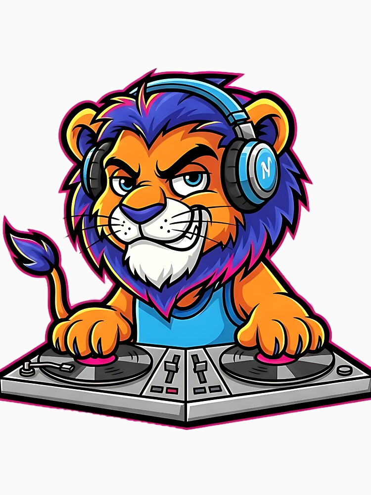 Dj Lion with a dj controller by Knowvhere T-Shirts, Hoodie, Sweatshirt | BlankRebels.com (Image 3)
