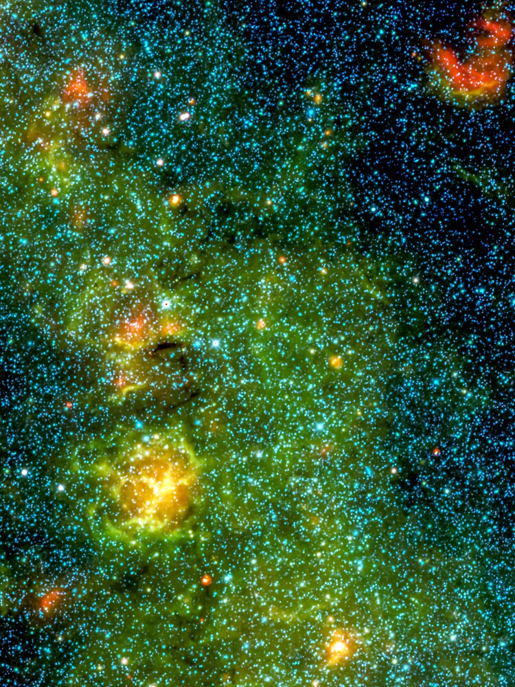 Green Star Galaxy by newburyboutique T-Shirts, Hoodie, Sweatshirt | BlankRebels.com (Image 3)