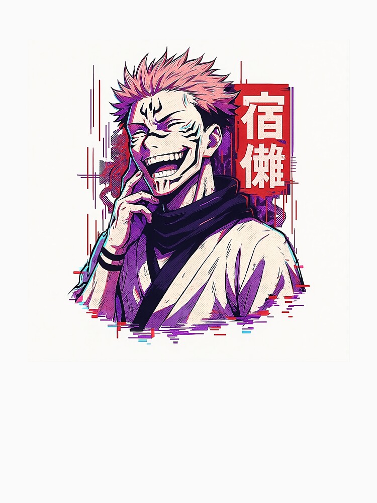 Cursed King Anime Villain Aesthetic Art by AlignStudio T-Shirts, Hoodie, Sweatshirt | BlankRebels.com (Image 3)