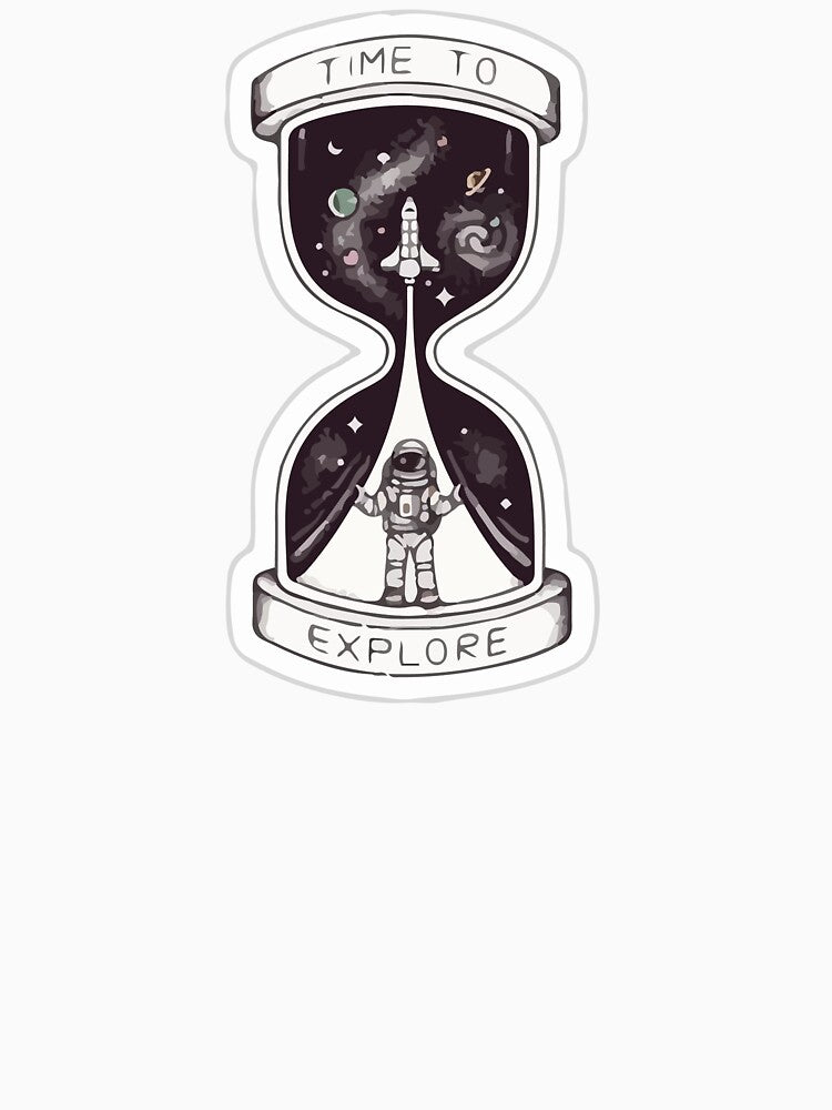 Space Hourglass Illustration by CartheArtwork T-Shirts, Hoodie, Sweatshirt | BlankRebels.com (Image 3)