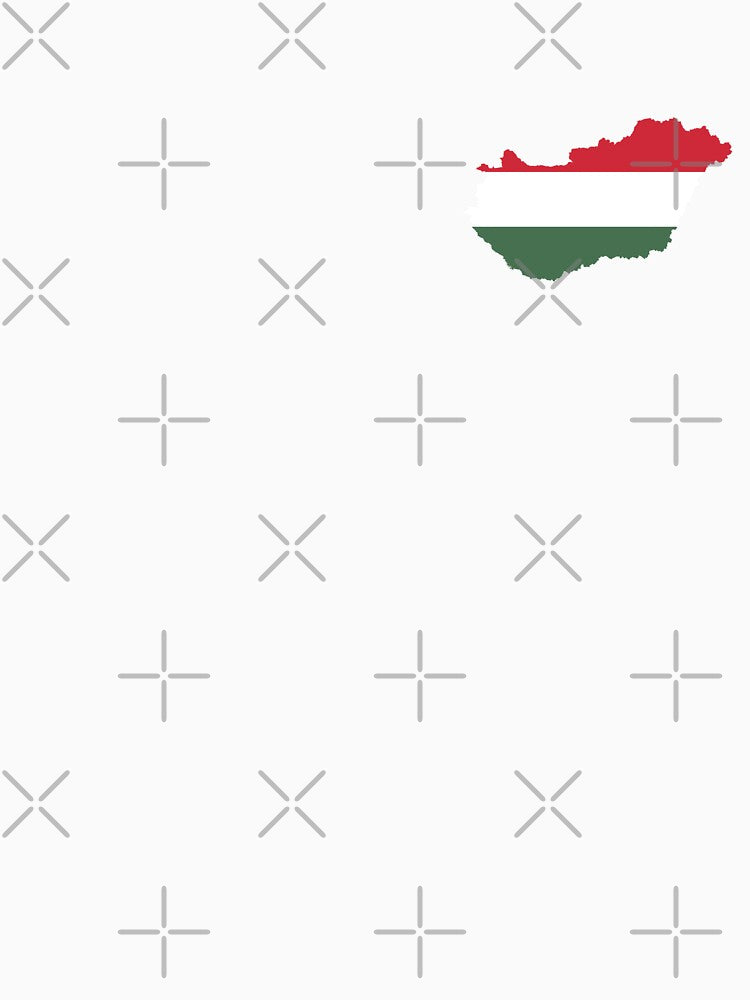 Flag Map of Hungary by feether-store