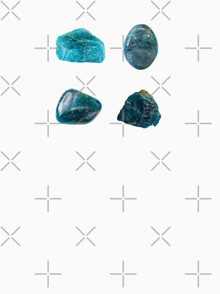 Blue Apatite Crystal by mooneko T-Shirts, Hoodie, Sweatshirt | BlankRebels.com (Image 3)